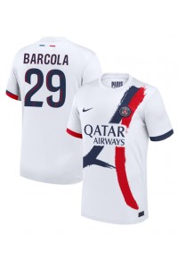 Fotbalové Dres Paris Saint-Germain Bradley Barcola #29 Venkovní Oblečení 2024-25 Krátký Rukáv